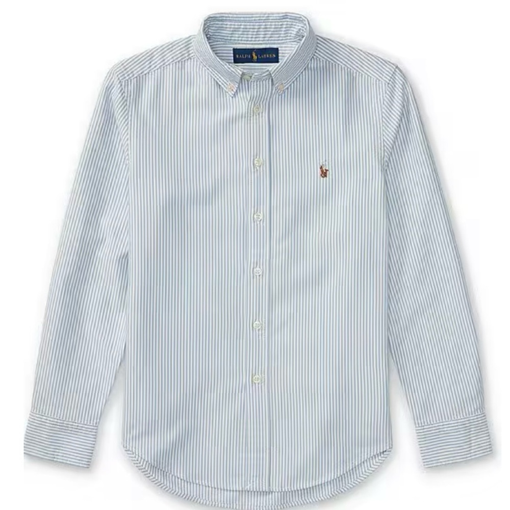 Ralph Lauren Kids Iconic Striped Oxford